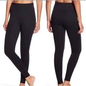 Spanx Black Leggings Nylon Spandex Cropped Size M